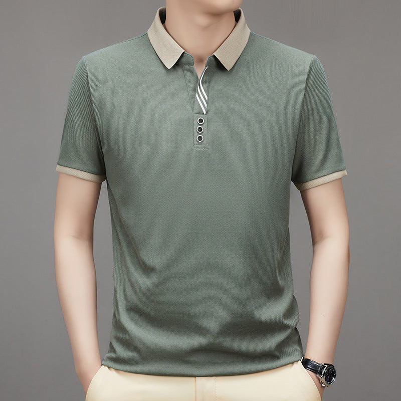 Men's Short Sleeve Polo Shirt - 2023 Summer Fashion Tee