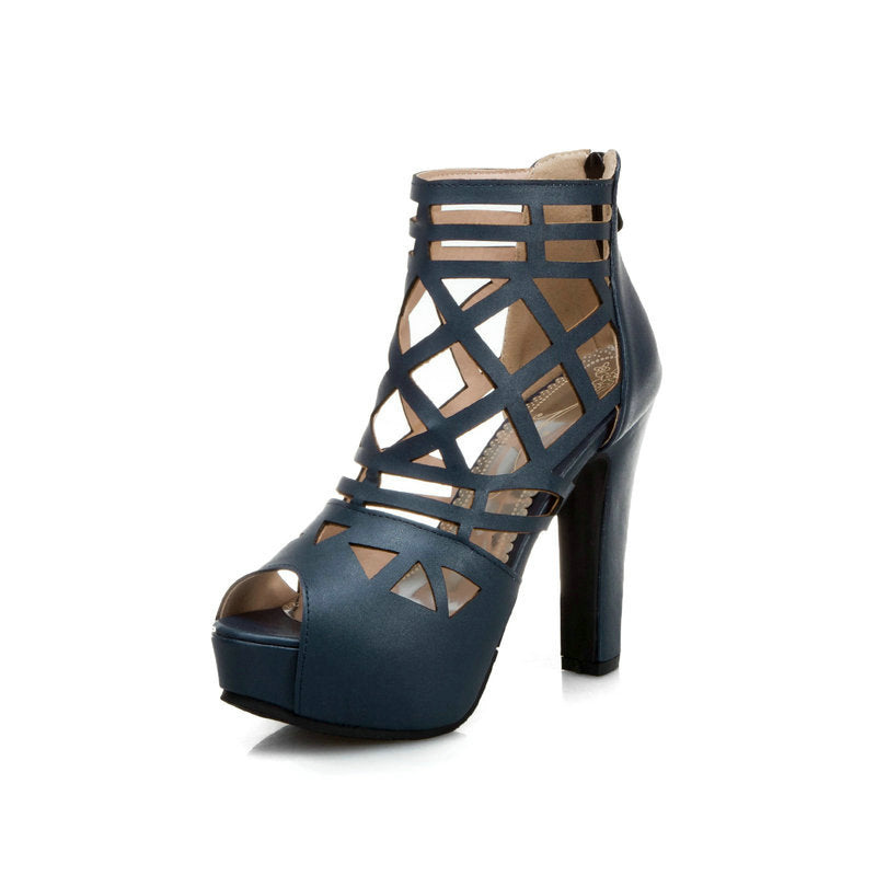 Hollow High Heel Open Toe Sexy Sandals